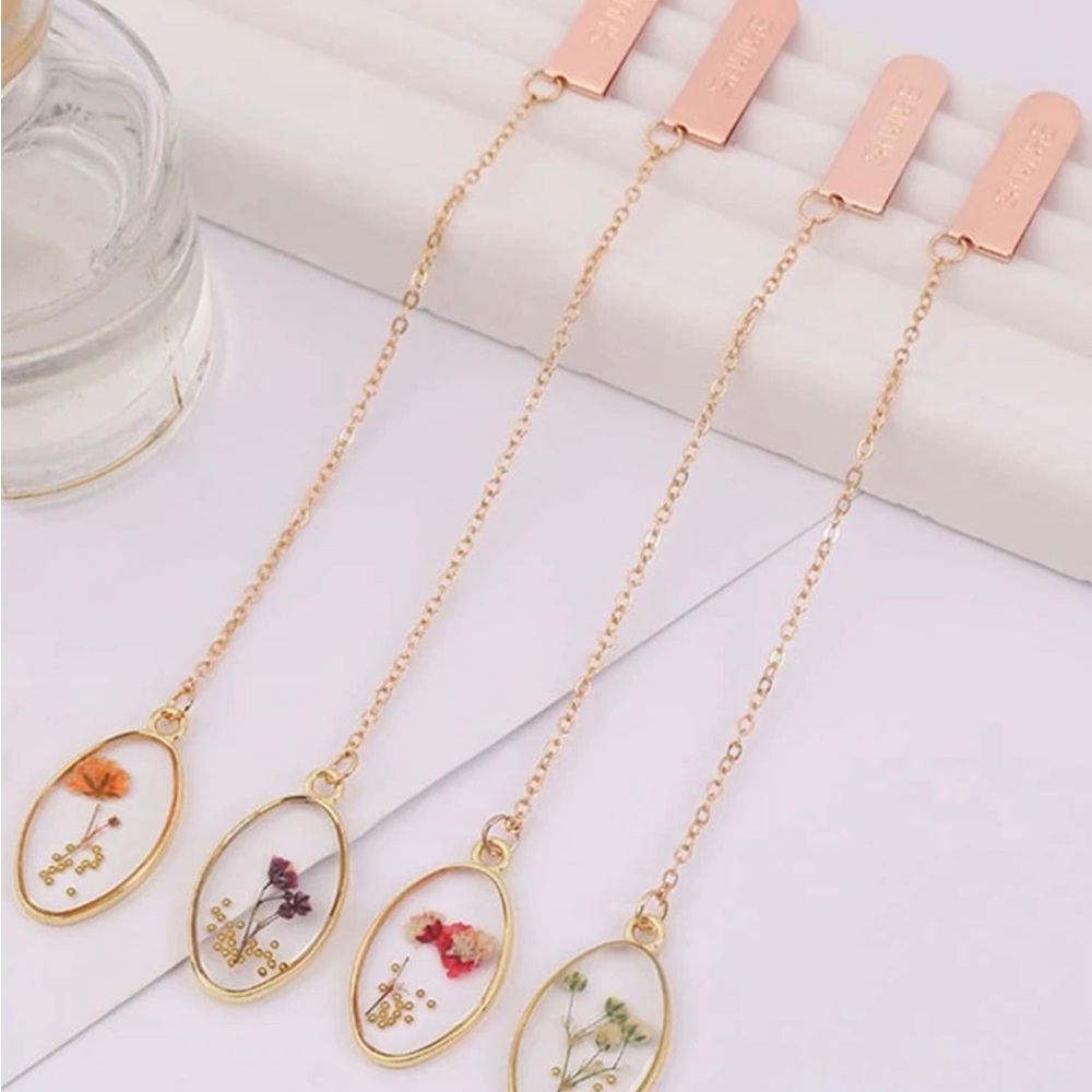 Single Floral Bookmarks